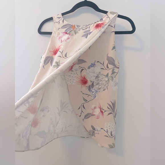 Amanda Uprichard Floral Utica high Neck Open Back Tank - XS - Picture 7 of 7